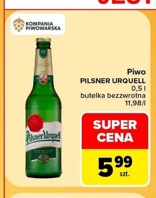 Piwo Pilsner Urquell promocja w Carrefour