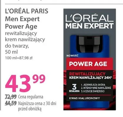 Rewitalizujący krem nawilżający do twarzy promocja w Hebe