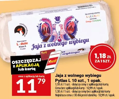 Jaja z wolnego wybiegu Pytlus L promocja w Twój Market