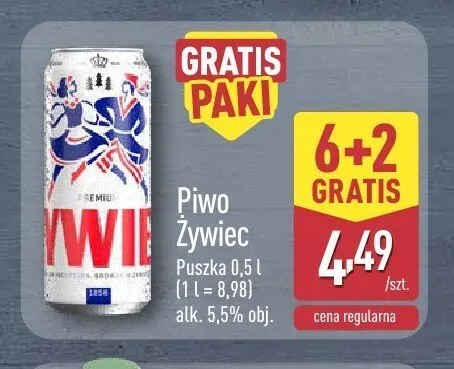 Piwo Żywiec promocja w Aldi