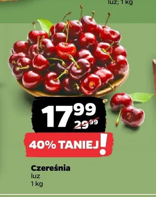 Czereśnia luz promocja w Netto