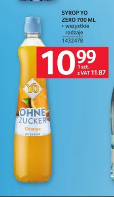 Syrop Yo Zero promocja w Selgros