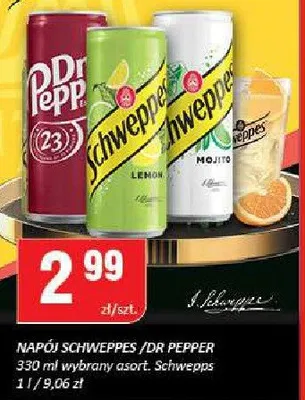 Napoje gazowane Dr Pepper/Schweppes promocja w Chorten