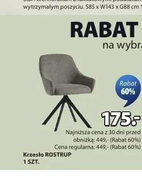 Krzesło ROSTRUP promocja w Jysk