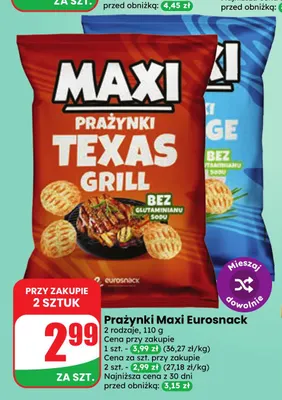 Prażynki Maxi Eurosnack promocja w Dino
