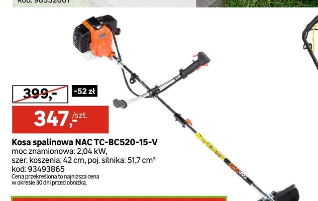 Kosa spalinowa NAC TC-BC520-15-V promocja w Leroy Merlin
