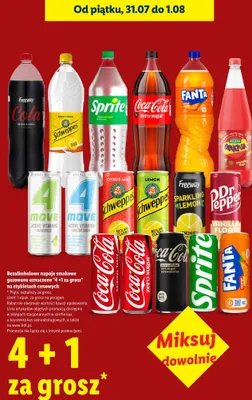 Napój gazowany Fanta Orange promocja w Lidl