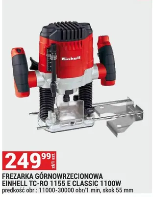 Frezarka górnowrzecionowa TC-RO 1155 E Classic 1100W promocja w Merkury Market