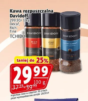 Kawa rozpuszczalna Davidoff Decaf Elegant promocja w Prim Market
