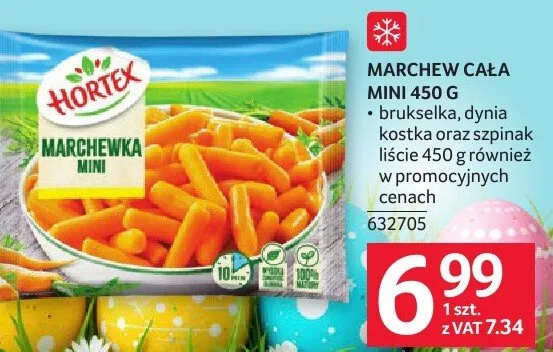 Marchew cała mini 450 g Hortex promocja w Selgros