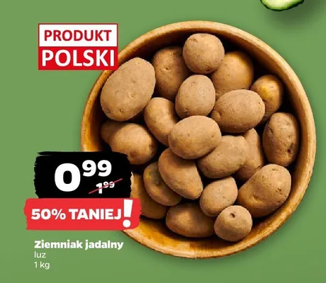 Ziemniak jadalny luz promocja w Netto