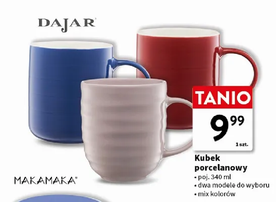 Kubek porcelanowy Dajar 340 ml promocja w Intermarche