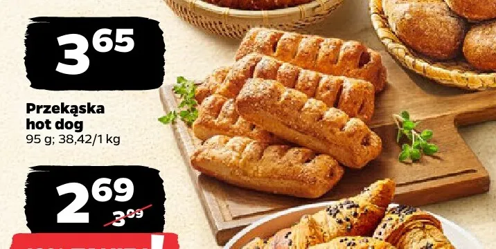Przekąska hot dog promocja w Netto