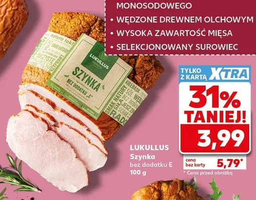 Szynka LUKULLUS bez dodatku E promocja w Kaufland