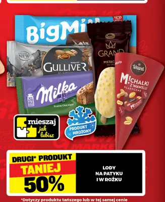Lody w rożku Michałki z Wawelu klasyczne Wawel promocja w Gram Market