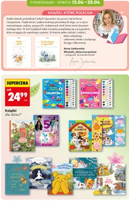Książki dla dzieci - cena od: promocja w Biedronka