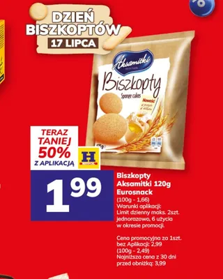 Biszkopty Aksamitki Eurosnack promocja w Hitpol
