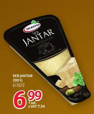 Ser Jantar Mlekpol 200g promocja w Selgros