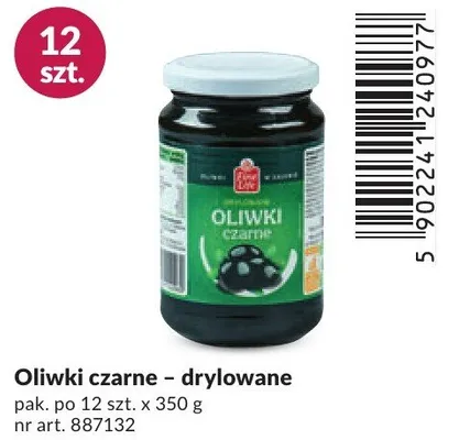 Oliwki czarne drylowane promocja w Makro