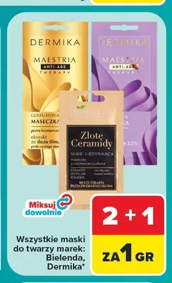 Maseczka do twarzy Bielenda Złote Ceramidy promocja w Carrefour Market