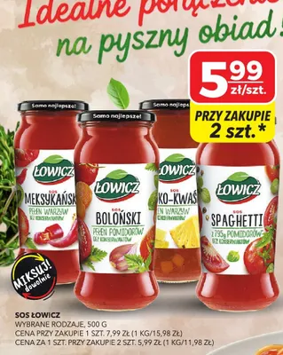 Sos meksykański Łowicz promocja w Top Market