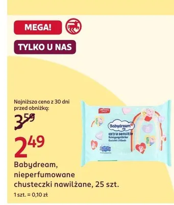 Chusteczki nawilżane perfumowane promocja w Rossmann