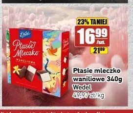 Ptasie Mleczko waniliowe E.Wedel promocja w API Market