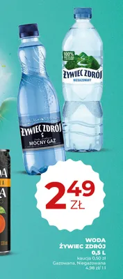 Woda gazowana Żywiec Zdrój promocja w Duży Ben