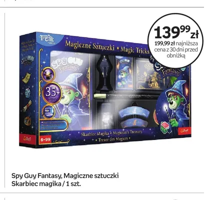 Zabawka edukacyjna Spy Guy Fantasy Magiczne sztuczki Skarbiec magika Trefl promocja w Empik