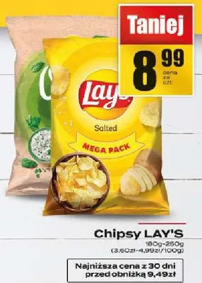 Chipsy solone mega pack promocja w Supeco