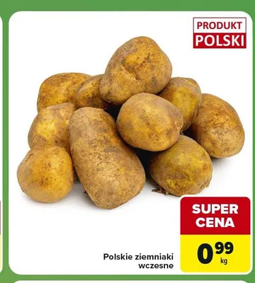 Ziemniaki wczesne polskie Carrefour Express promocja w Carrefour Express