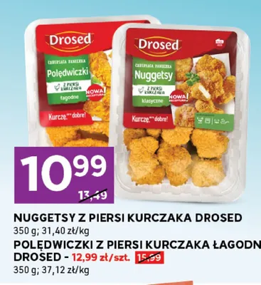 Nuggetsy z piersi kurczaka Drosed promocja w Stokrotka
