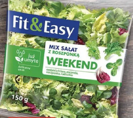 Mix sałat Fit & Easy Weekend promocja w Delikatesy Centrum