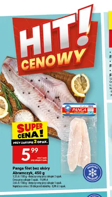 Panga filet bez skóry Abramczyk promocja w Twój Market