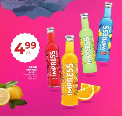 Drink Impress Bitter Spritz promocja w Duży Ben