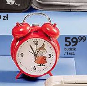 Budzik Moomin czerwony promocja w Empik
