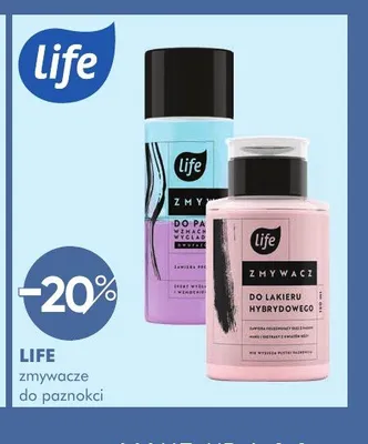 Zmywacze do paznokci Life promocja w Super-Pharm