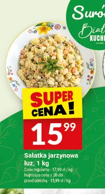 Sałatka jarzynowa luz Białecki Kuchnia promocja w Twój Market