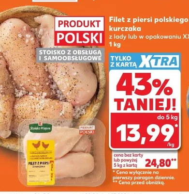 Filet z piersi polskiego kurczaka promocja w Kaufland