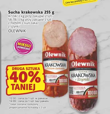 Sucha krakowska z filetem z kurczaka Olewnik promocja w Prim Market
