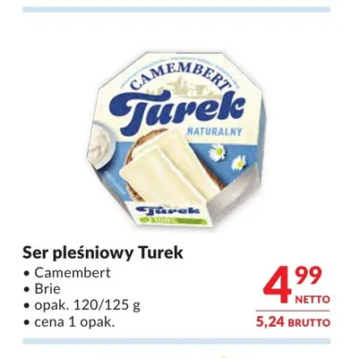 Ser pleśniowy Turek Camembert promocja w Makro