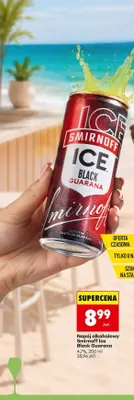 Napój alkoholowy Smirnoff Ice Black Guarana 4,7% promocja w Biedronka