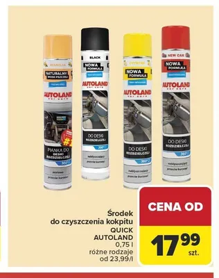 Środek do czyszczenia kokpitu QUICK Autoland Cytryna promocja w Carrefour
