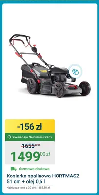 Zestaw kosiarka spalinowa HORTMASZ + olej promocja w ERLI