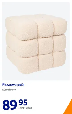 Pluszowa pufa promocja w Action