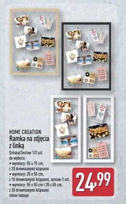 Ramka na zdjęcia z linką Home Creation promocja w Aldi