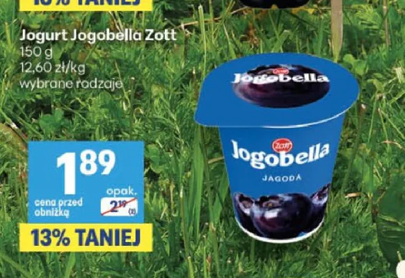 Jogurt Jogobella Zott promocja w Delikatesy Centrum