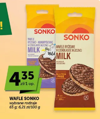 Wafle Sonko promocja w Euro Sklep
