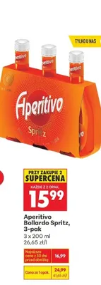 Aperitivo Bollardo Spritz, 3-pak promocja w Biedronka