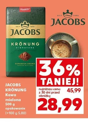 Kawa mielona Jacobs Krönung promocja w Kaufland